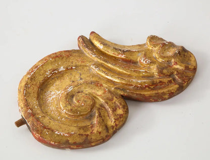 18th Century Peruvian Gold Leaf Architectural Remnant