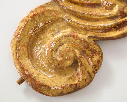 18th Century Peruvian Gold Leaf Architectural Remnant