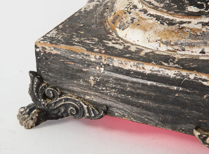 19th Century Italian Wood and Gesso 10-Light Candelabra, Electrified