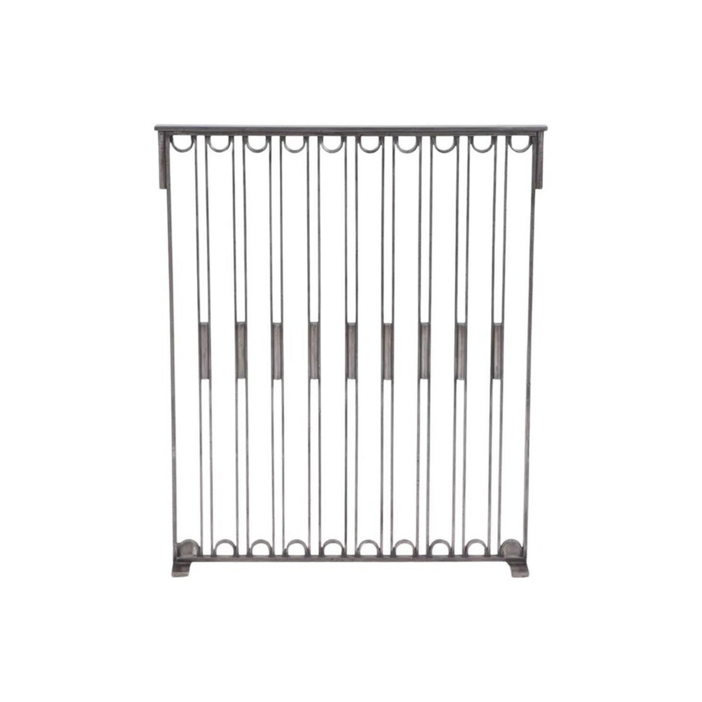 French, Art Deco Style Iron Firescreen