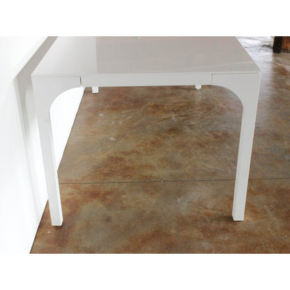 Aqua Virgo Dining Table in White Lacquer