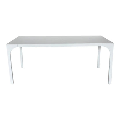 Aqua Virgo Dining Table in White Lacquer