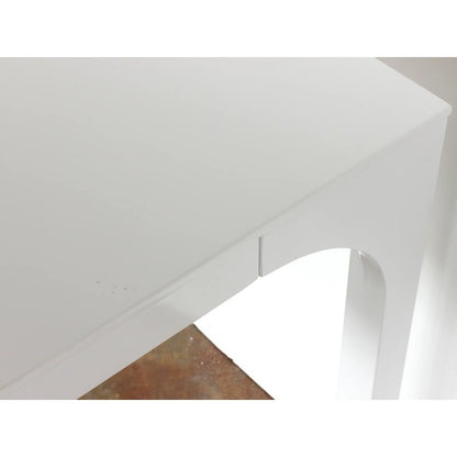 Aqua Virgo Dining Table in White Lacquer