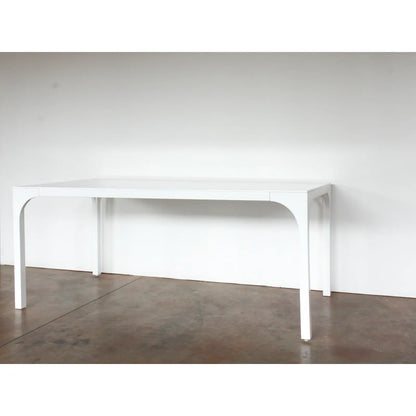 Aqua Virgo Dining Table in White Lacquer