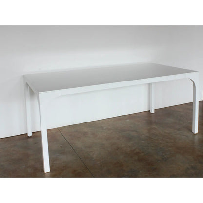Aqua Virgo Dining Table in White Lacquer