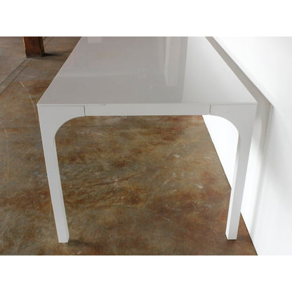 Aqua Virgo Dining Table in White Lacquer