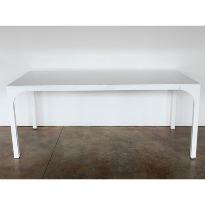 Aqua Virgo Dining Table in White Lacquer