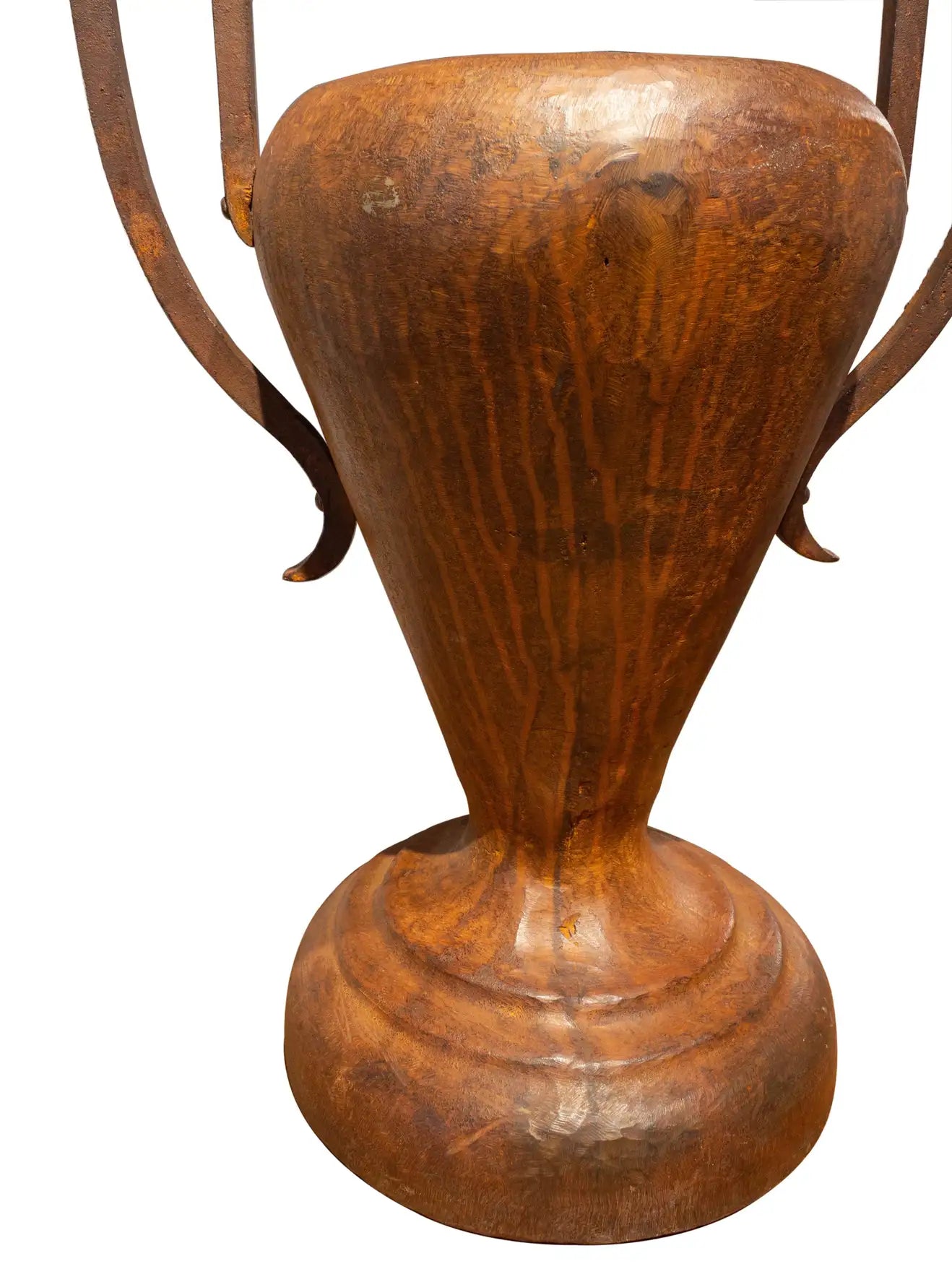 19th Century French Patinated Iron Urn
